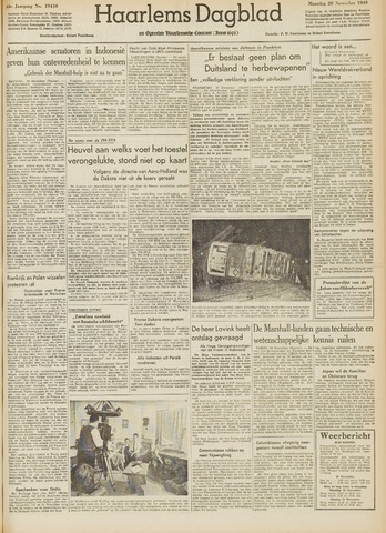 Haarlem's Dagblad 1949-11-28