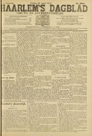 Haarlem's Dagblad 1891-04-24