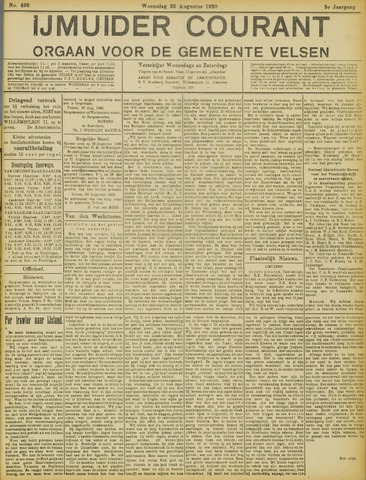 IJmuider Courant 1920-08-25
