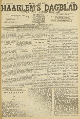 Haarlem's Dagblad 1891-07-17