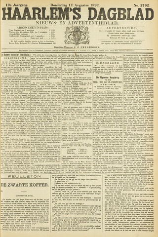 Haarlem's Dagblad 1892-08-11