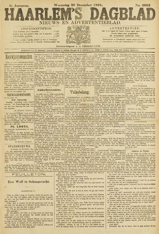 Haarlem's Dagblad 1891-12-30