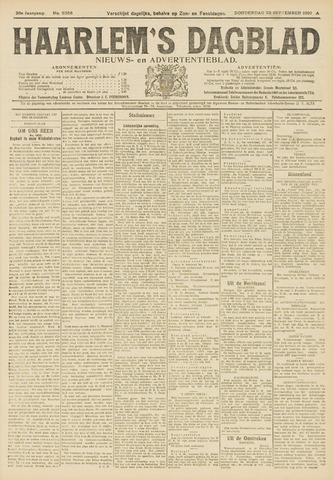 Haarlem's Dagblad 1910-09-22
