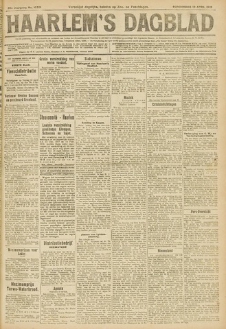 Haarlem's Dagblad 1918-04-18