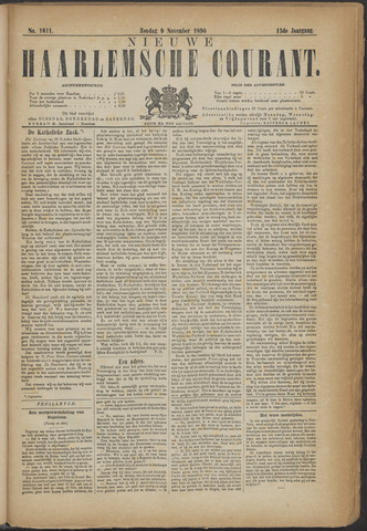 Nieuwe Haarlemsche Courant 1890-11-09