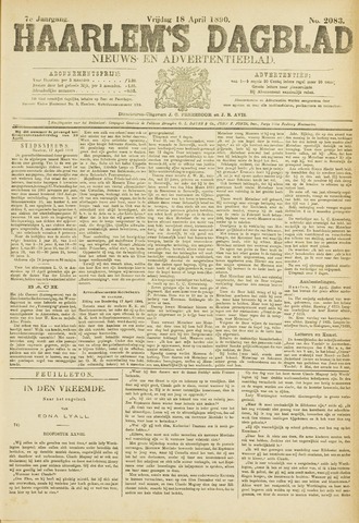 Haarlem's Dagblad 1890-04-18