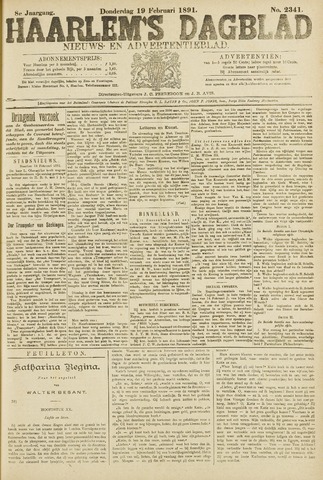 Haarlem's Dagblad 1891-02-19