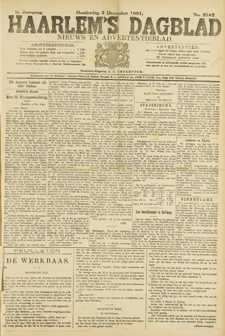 Haarlem's Dagblad 1891-12-03