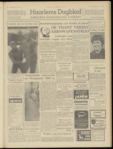 Haarlem's Dagblad 1968-02-16