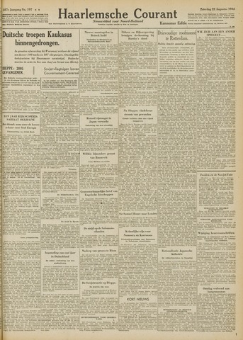 Haarlemsche Courant 1942-08-22