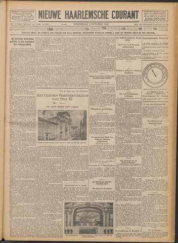 Nieuwe Haarlemsche Courant 1929-10-02