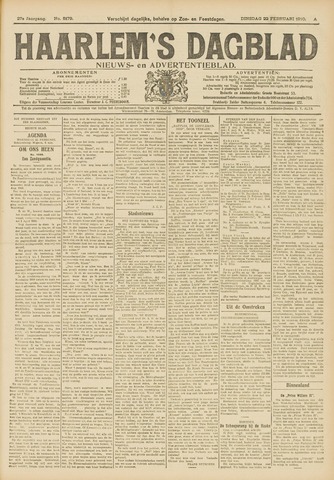 Haarlem's Dagblad 1910-02-22
