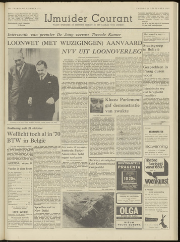 IJmuider Courant 1969-09-26