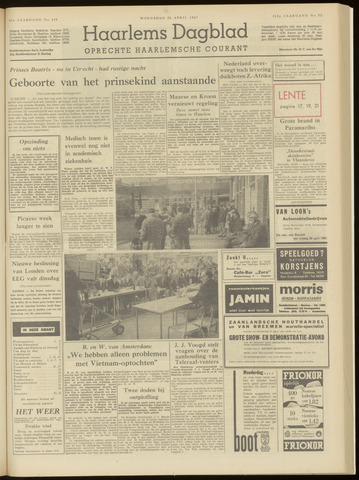 Haarlem's Dagblad 1967-04-26