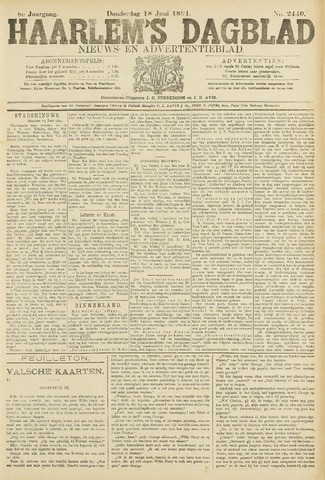 Haarlem's Dagblad 1891-06-18