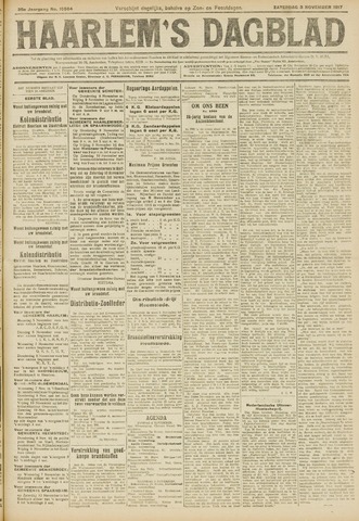 Haarlem's Dagblad 1917-11-03