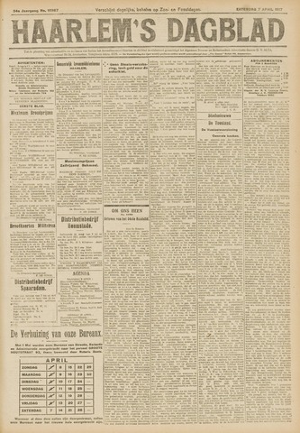 Haarlem's Dagblad 1917-04-07