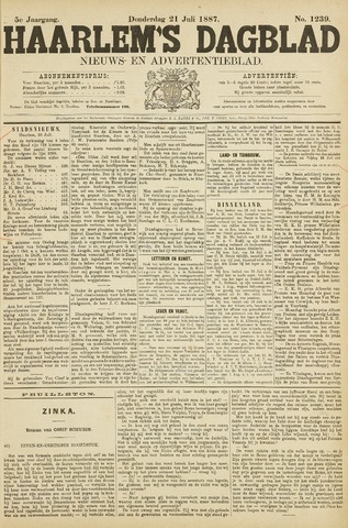 Haarlem's Dagblad 1887-07-21