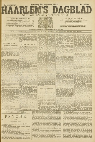 Haarlem's Dagblad 1891-08-29