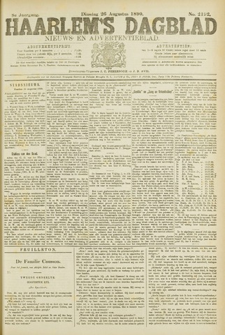 Haarlem's Dagblad 1890-08-26