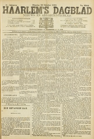 Haarlem's Dagblad 1891-10-20