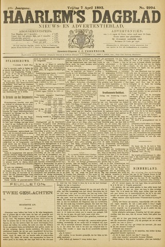 Haarlem's Dagblad 1893-04-07
