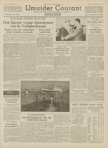 IJmuider Courant 1956-09-25