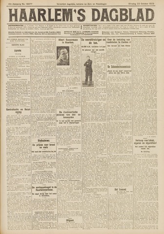 Haarlem's Dagblad 1923-10-23
