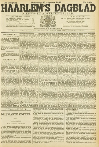 Haarlem's Dagblad 1892-08-25