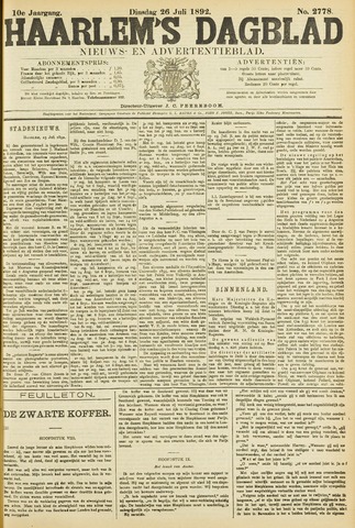 Haarlem's Dagblad 1892-07-26