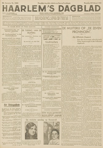 Haarlem's Dagblad 1933-02-20