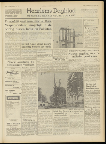 Haarlem's Dagblad 1965-09-14