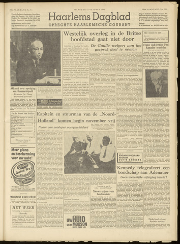 Haarlem's Dagblad 1961-10-16
