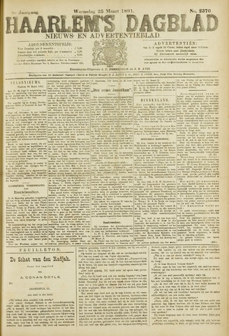 Haarlem's Dagblad 1891-03-25