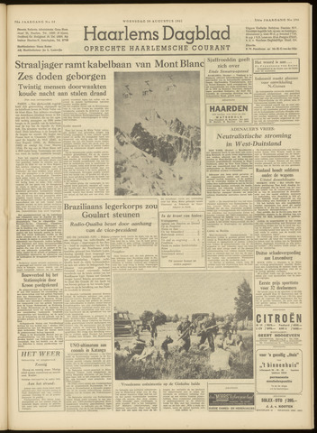 Haarlem's Dagblad 1961-08-30