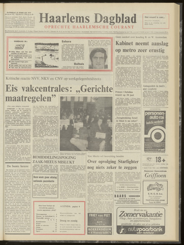 Haarlem's Dagblad 1975-02-22
