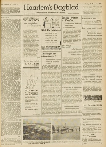 Haarlem's Dagblad 1939-11-24