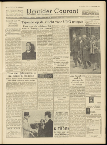 IJmuider Courant 1961-09-13