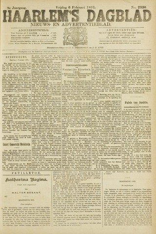Haarlem's Dagblad 1891-02-06