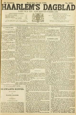 Haarlem's Dagblad 1892-07-14