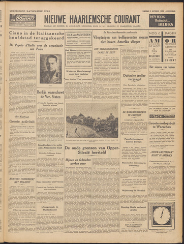 Nieuwe Haarlemsche Courant 1939-10-03