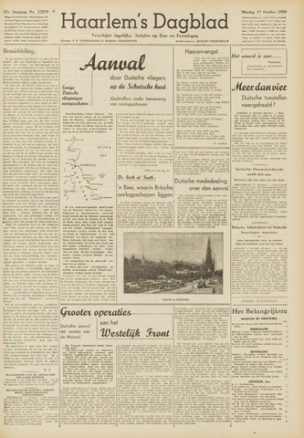 Haarlem's Dagblad 1939-10-17