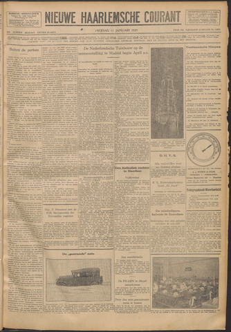 Nieuwe Haarlemsche Courant 1929-01-11