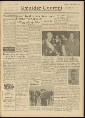 IJmuider Courant 1961-11-27