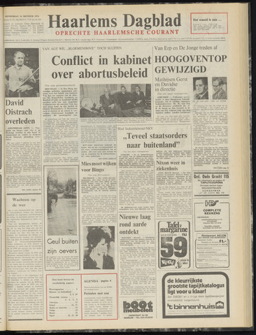 Haarlem's Dagblad 1974-10-24