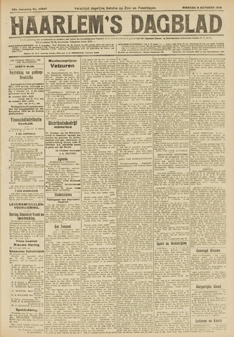 Haarlem's Dagblad 1918-10-08