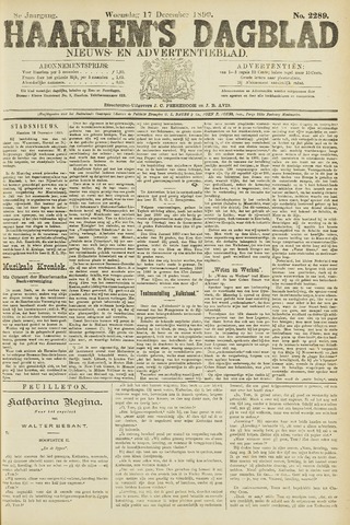 Haarlem's Dagblad 1890-12-17
