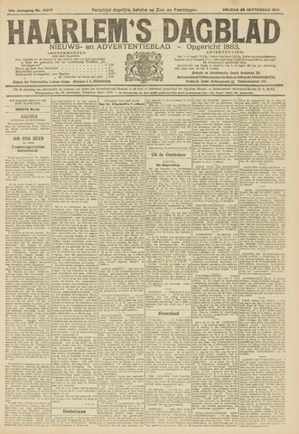 Haarlem's Dagblad 1916-09-29