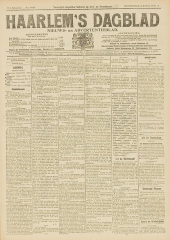 Haarlem's Dagblad 1914-04-02