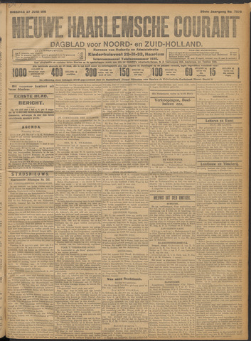 Nieuwe Haarlemsche Courant 1911-06-27